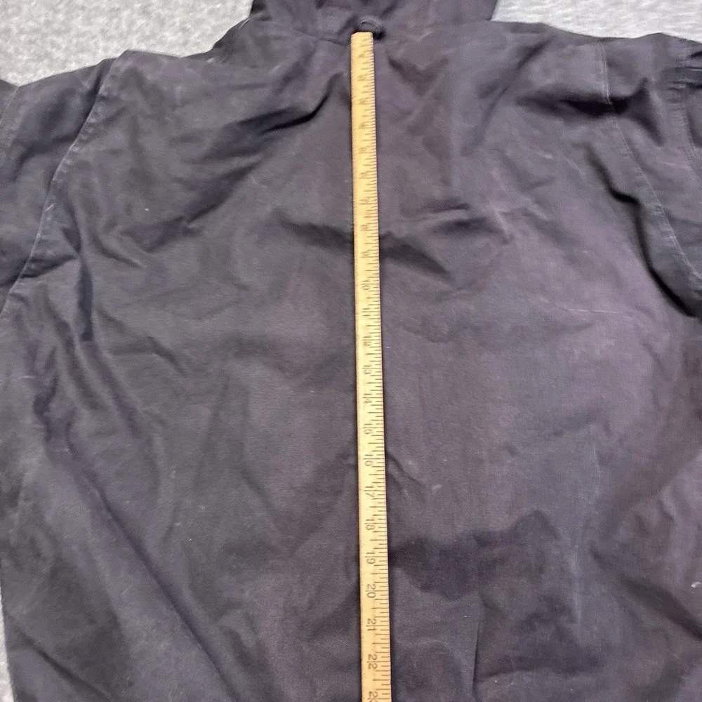 Vintage Blue Mountain Jacket Men's 2XL Tall Black Canvas Quilt Lined‎ Workwear